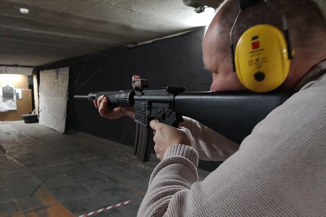 Riga Gun Range: shooting with Winchester, Glock17, & Kalashnikov