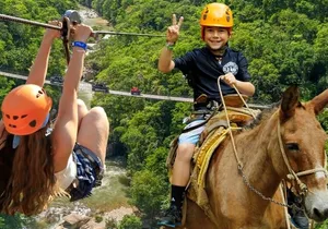 Puerto Vallarta Canopy Tour:Zip-lines and mule ride at the Sierra