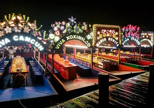 Xoximilco Night Cruise Experience + Transportation From Cancun & Riviera Maya