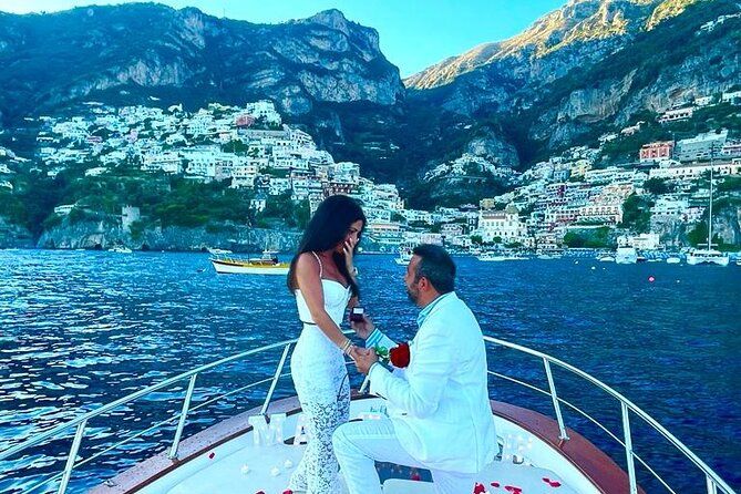 Sunset tour by private boat from Positano, Praiano or Amalfi
