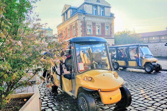 Krakow: Jewish Quarter and Ghetto Sightseeing Golf Cart Tour