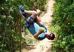 Half Day ATV, Zip-line & Cenote tour! Transportation from Cancun