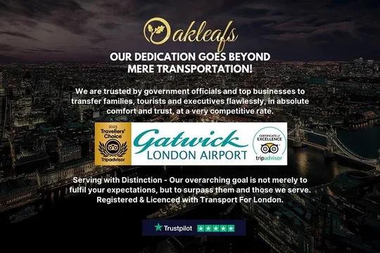 Gatwick Airport - To & From Central London - Private Transfer