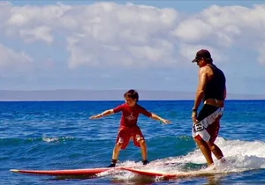 Surfing Waikiki with local Firefighters