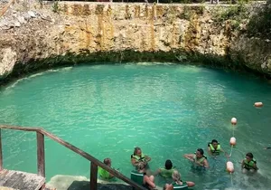Complete Combo Shared ATV Horse Zip Lines Cenote and Food