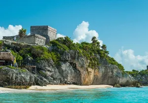 Cultural Day 4X1 Coba Tulum Cenote & Playa del Carmen from Cancun