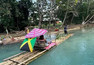 Blue Hole and Bamboo River Rafting in Ocho Rios Jamaica.