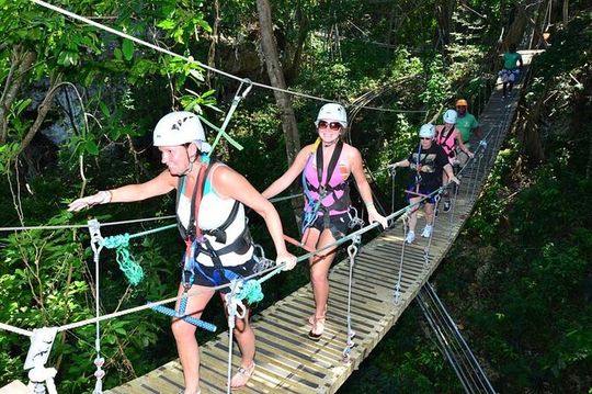 Zipline Thriller Adventure Tour (Private) (Admission Not Included)