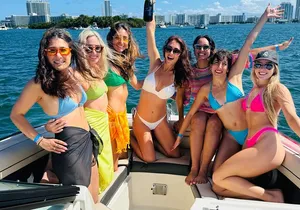 Captained Miami Private Party and Swimming with Champagne!!!