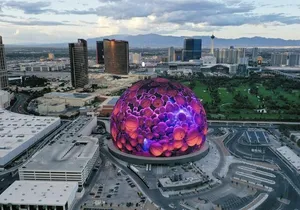 Private 1.5 Hour Sphere Las Vegas Guided Tour in an EVR car