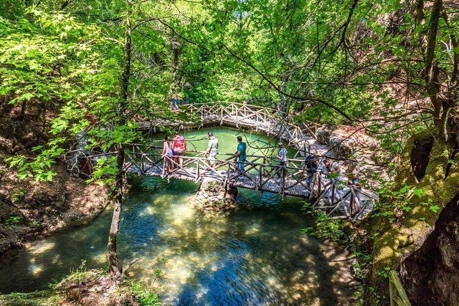 Small group hiking to Rhodes Butterfly Valley
