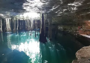 Private Cenote-Horseback ridding and Authentic mayan food