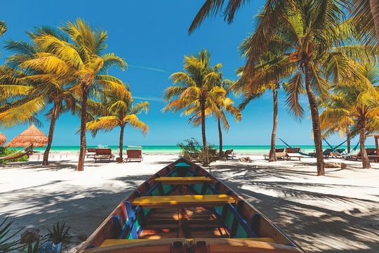 Full-Day Holbox Island Boat and Buggy Tour with Lunch