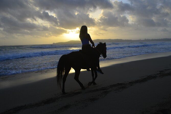 Horseback Riding at Sunrise on the Beach of Punta Cana