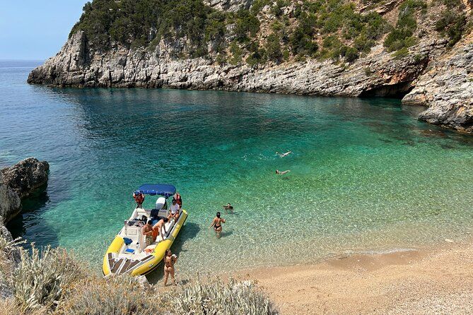 Vlore: Private Boat Tour Dafina Bay & Haxhi Ali Cave