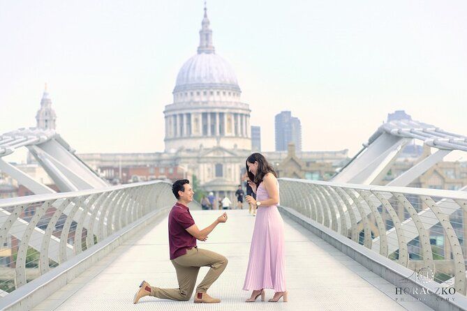 London Engagement / Secret Marriage Proposal near St Paul's Cathedral