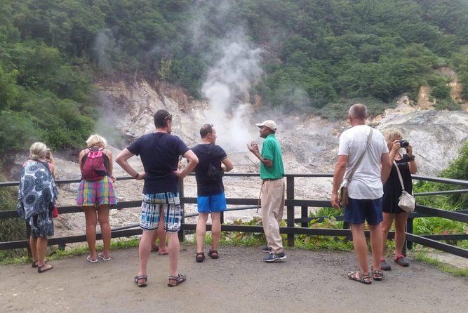 Trip to Soufiere: Volcano, Twin Pitons, Waterfall, Mud Bath & Botanical Garden