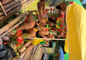 Bamboo Rafting & Horseback -dunns river Transportation Included