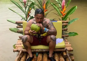 Bamboo Rafting with limestone Massage and Margaritaville From Montego Bay