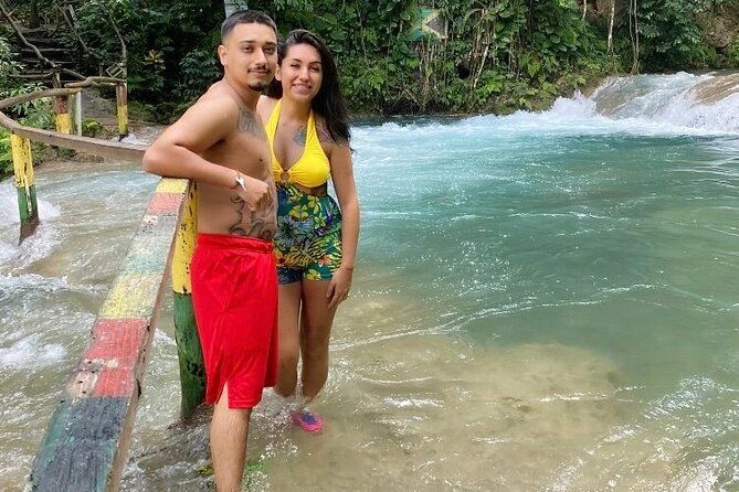Blue Hole, Secret falls & Bamboo Rafting with Limestone Massage
