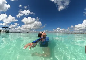 Pontoon Tour in Bacalar - Lagoon of the 7 Colours from Riviera Maya