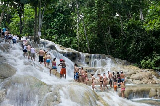 Dunn's River Falls & Blue Hole Tour Ocho Rios -Admission Included