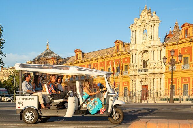 Seville Express Tour in Eco Tuk Tuk Private with Local Guide