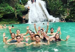 Blue Hole and Dunn's Falls Tour from Falmouth