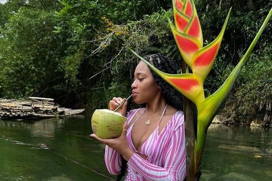 Private River Bamboo Raft with Limestone Foot Massage in Montego Bay