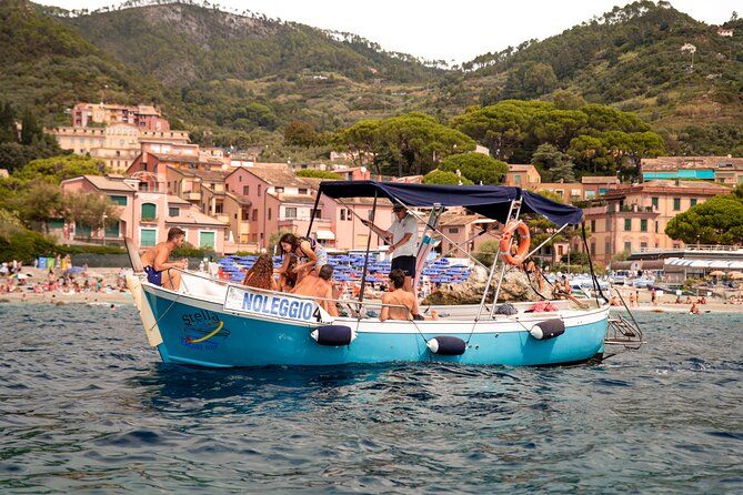 Sunset in boat with Ligurian aperitif