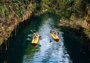 Xenotes Nature Adventure! Round Transportation From Cancun & Riviera Maya