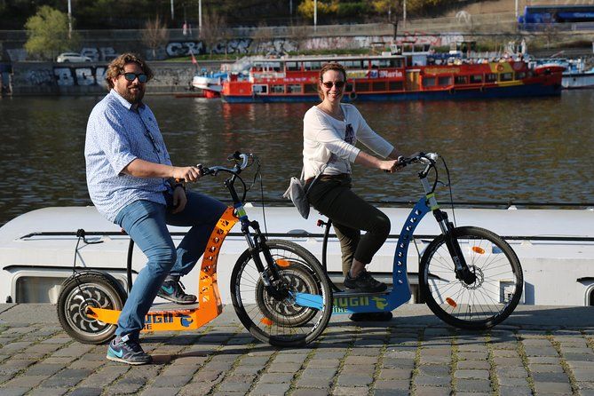 Grand City Tour of Prague on Cruiser e-Bikes or e-Scooters