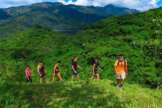 Hiking through the mountains of Puerto Vallarta and glass viewpoint