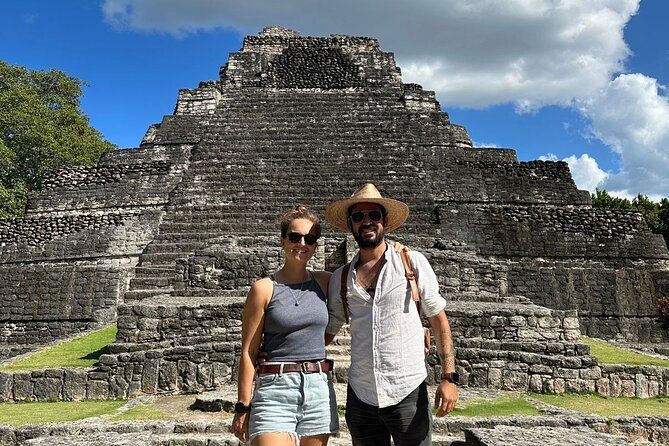 Bacalar Lagoon and Chacchoben Mayan Ruins from Costa Maya