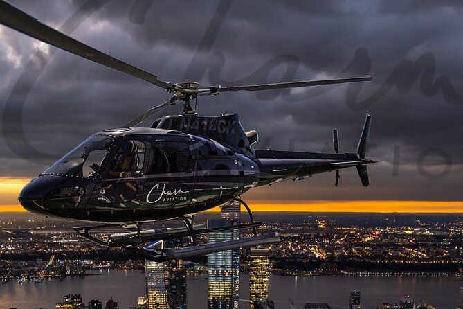 New York City Night Lights Helicopter Tour from New Jersey