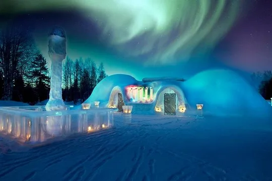 Arctic Snow Castle Visit with Lappish Dinner - Small Group Tour