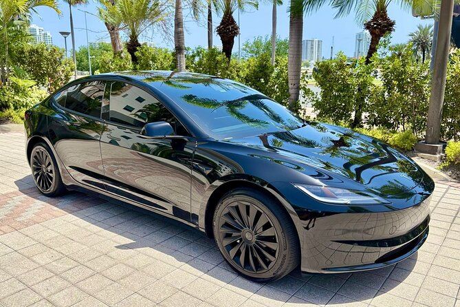 Puerto Rico Island Wide Private Transfers, Tesla 3 Luxury Sedan.