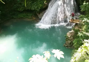 Private Blue Hole Guided Tour from Ocho Rios with Zipline Ride