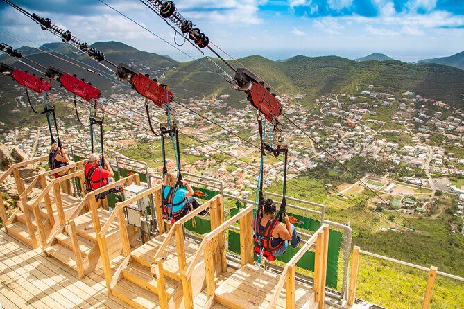 Zipline Experience: Sentry hill Zip & Flying Dutchman St Maartin