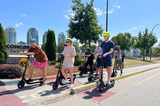 E-scooter & EUC guided tour to the secret spots in Vancouver