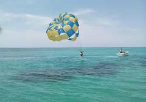 Parasailing Snorkeling and Glass Boat Adventure in Negril