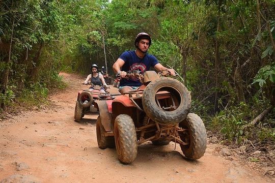 ATV Adventure, Cenote and Ziplines! All in 1 price (ATV shared)