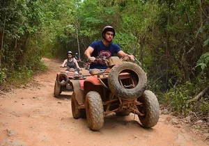 ATV Adventure, Cenote and Ziplines! All in 1 price (ATV shared)
