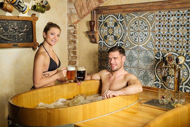 Beer Bath SPA Experience at Lázně Pramen Prague