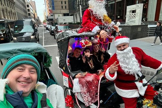 NYC Holiday Lights and Magic Pedicab Tour
