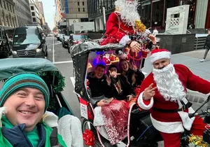 NYC Holiday Lights and Magic Pedicab Tour