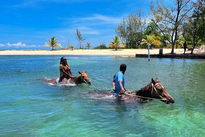 Horseback Ride n Swim & Bamboo Rafting Guided Tour In Jamaica