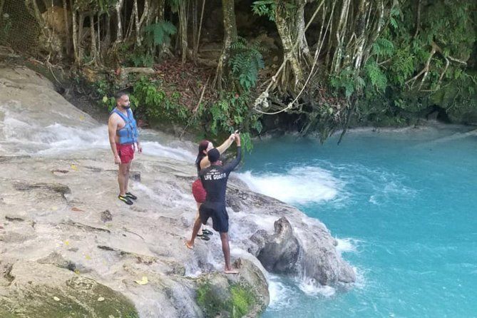 Horseback Riding & Swim in the ocean, Bluehole Falls [ocho rios ]