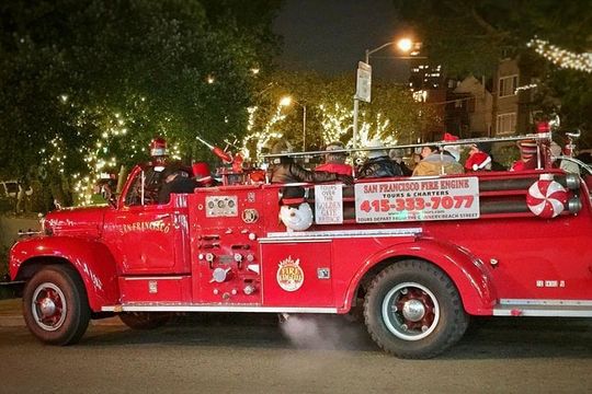 San Francisco Fire Engine Holiday Lights Tour