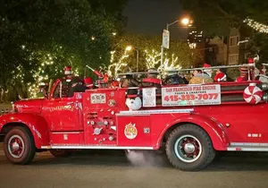 San Francisco Fire Engine Holiday Lights Tour